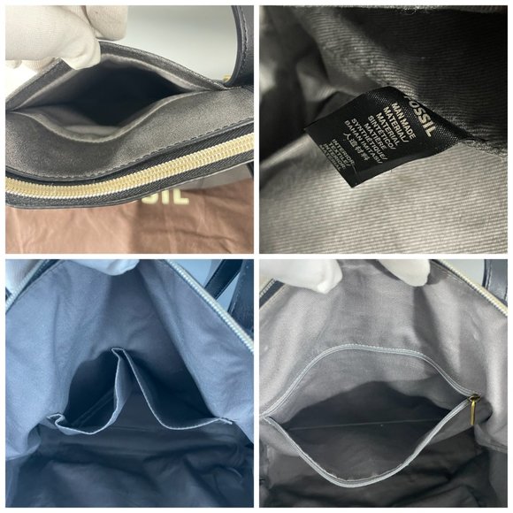 Fossil Silver-Gray Sparkly Tote Bag - Picture 14 of 15